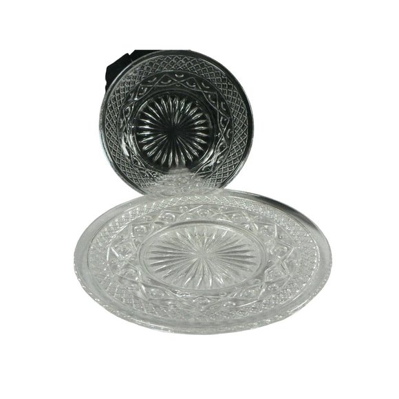 Bread Plate and Bowl Glass 2 Piece Set - Picture 4 of 12